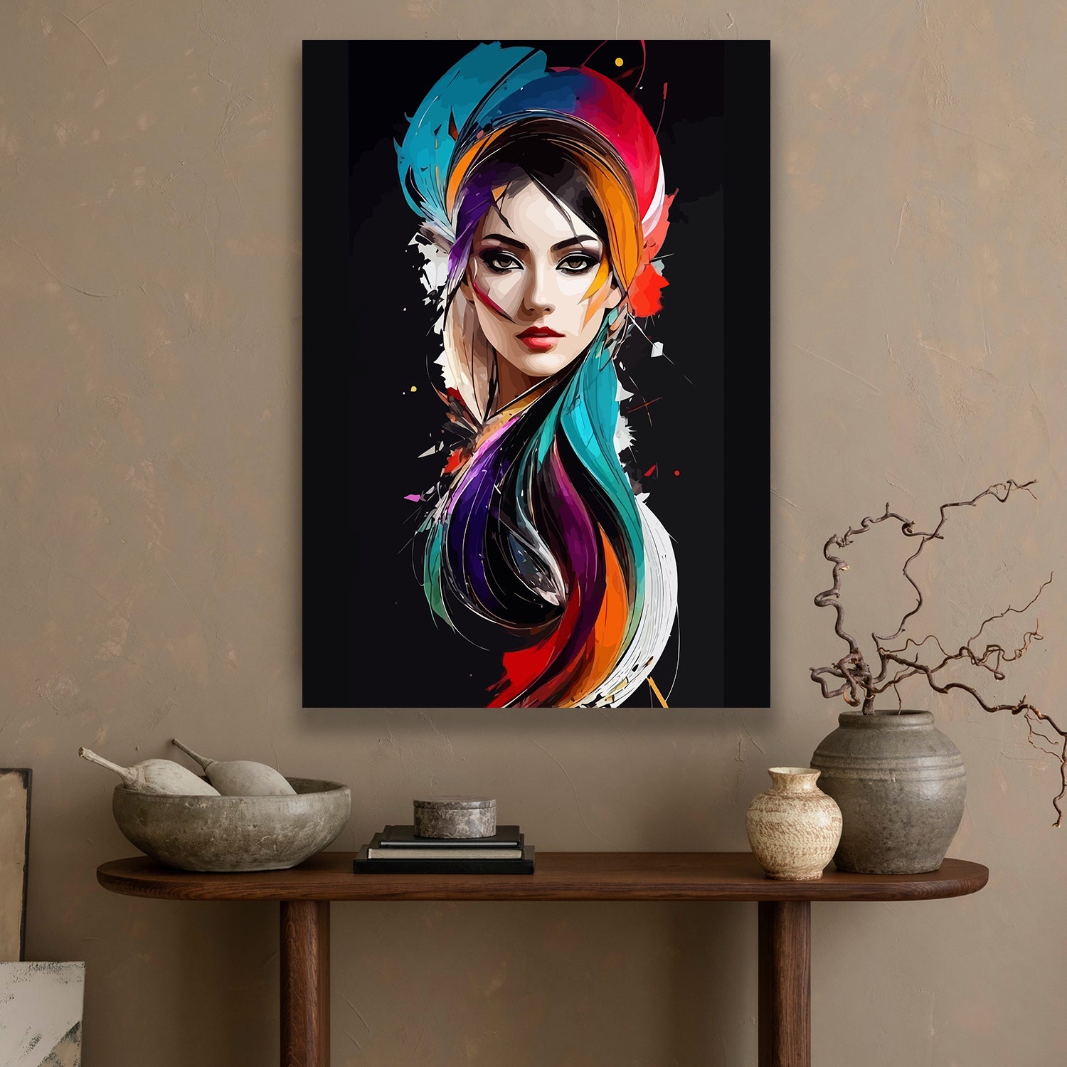 Peinture par numéros - Portrait de femme 4214