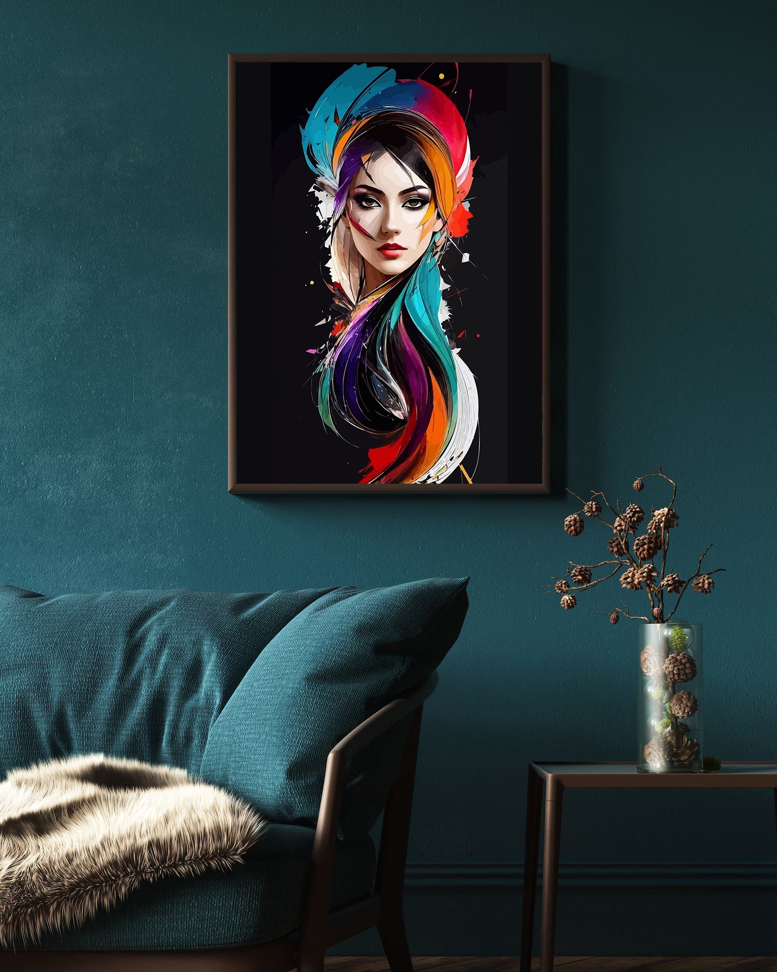 Peinture par numéros - Portrait de femme 4214