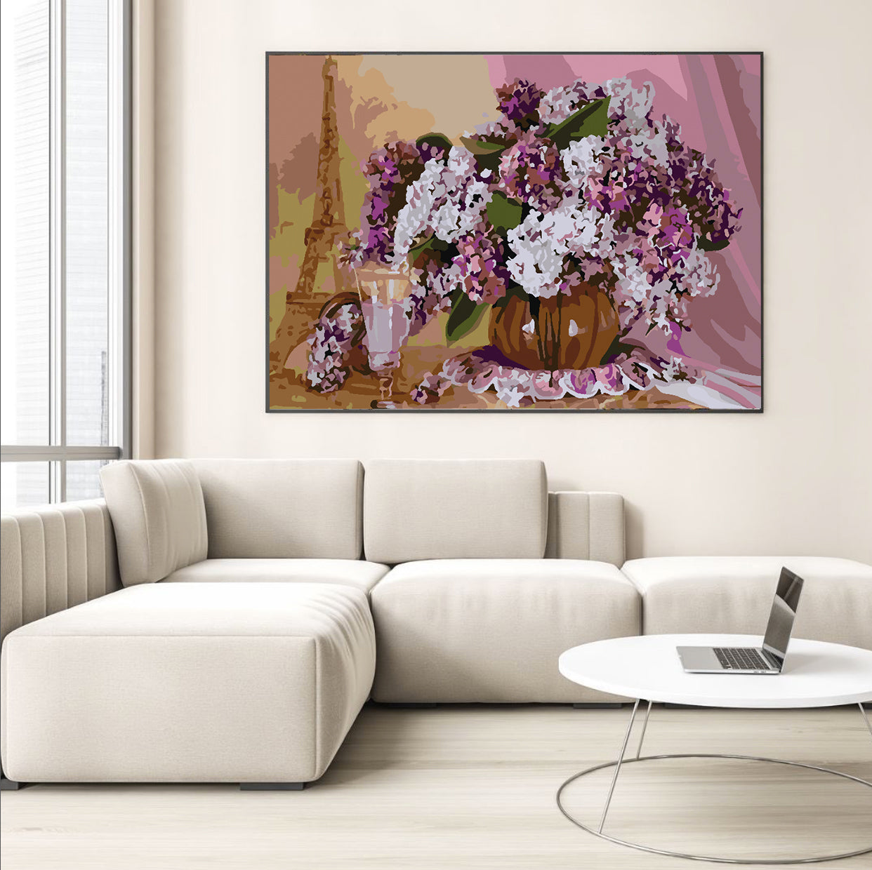 Peinture par numéros - Fleurs dans un vase 4216