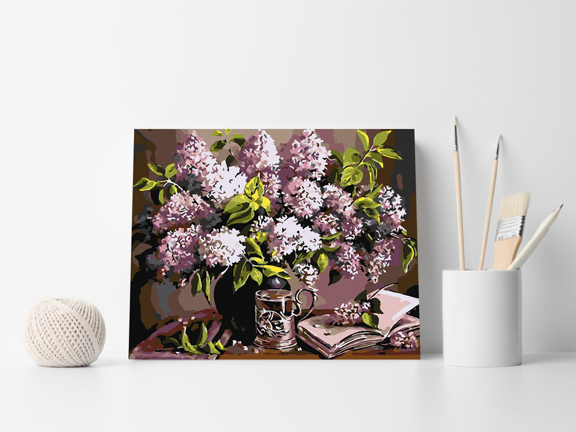 Peinture par numéros - Fleurs dans un vase 4217