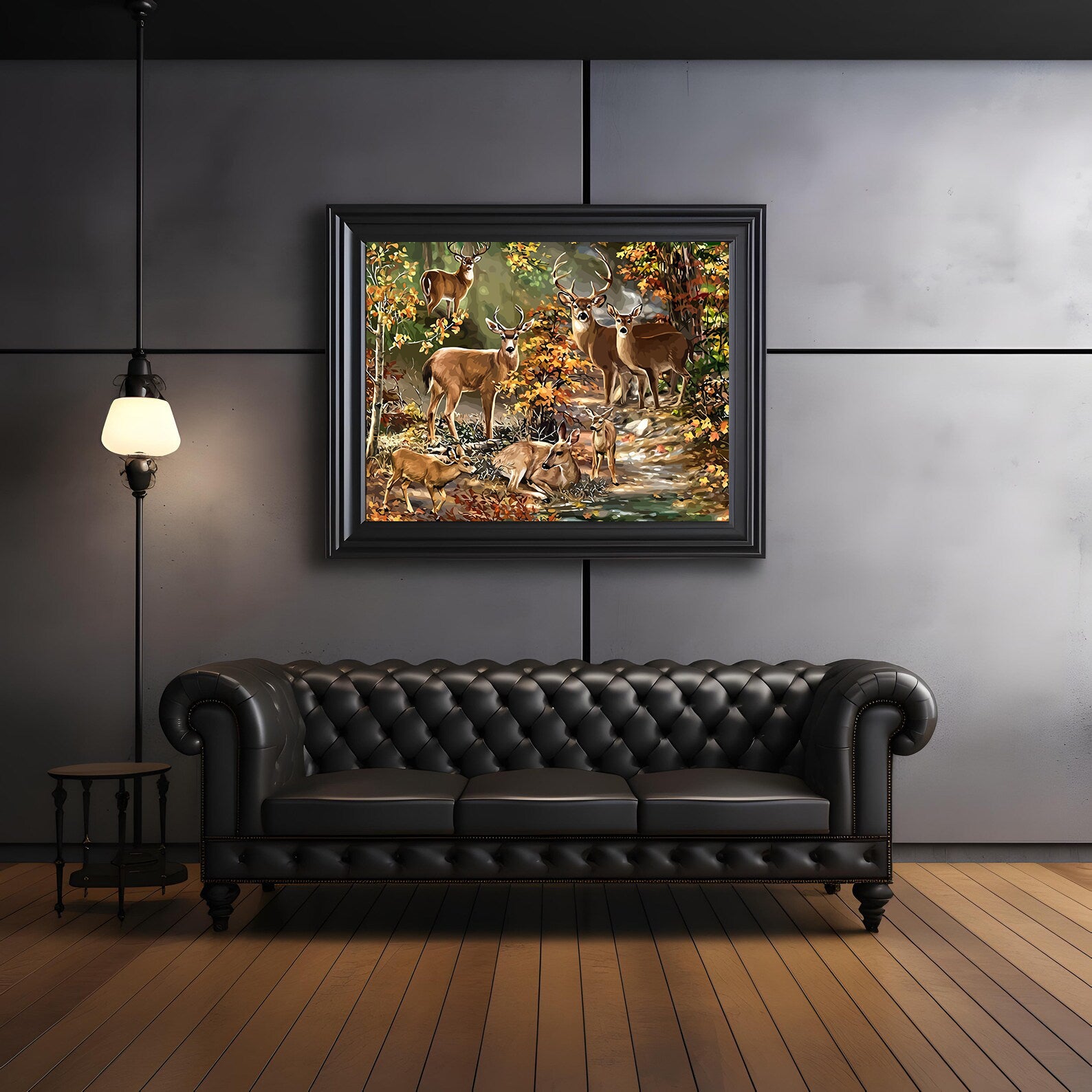 Pictura pe numere - Căprioare în Pădure 4219