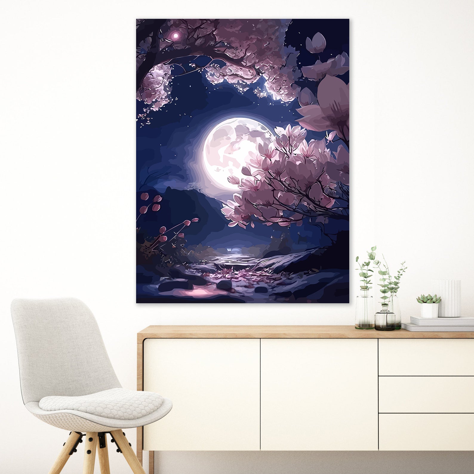 Peinture par numéros - Nuit de pleine lune 4221