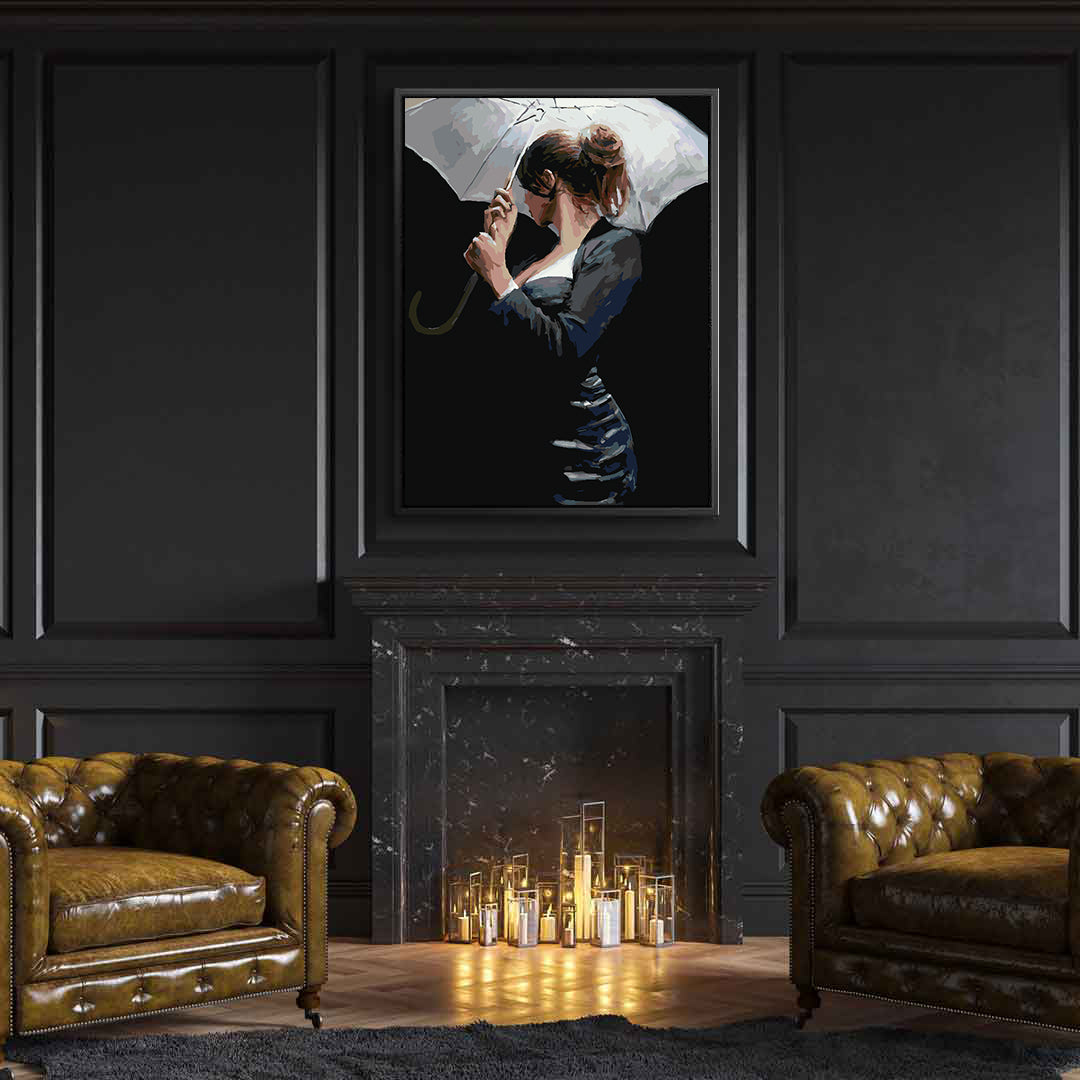 Pictura pe numere - Femeie sub Umbrelă 4223