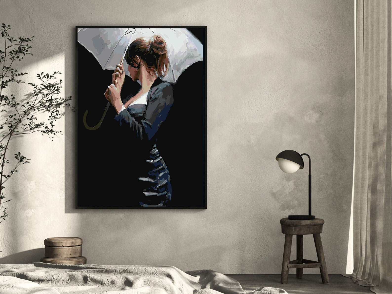 Pictura pe numere - Femeie sub Umbrelă 4223