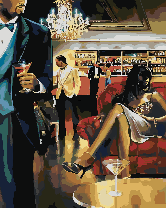 Peinture par numéros - Bar de nuit 4225
