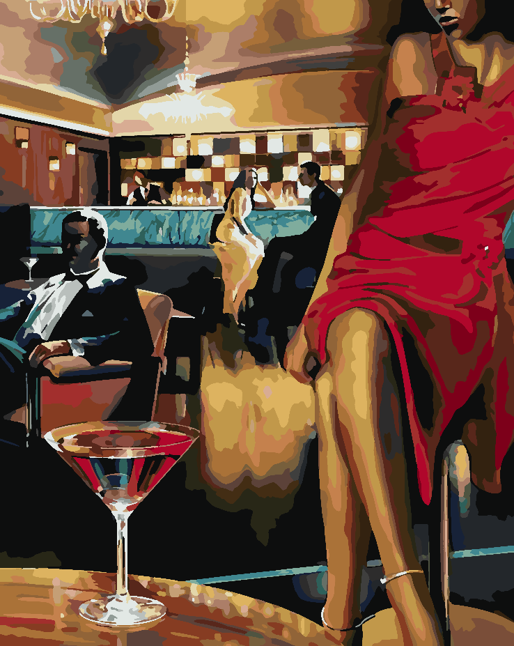 Peinture par numéros - Bar de nuit 4226