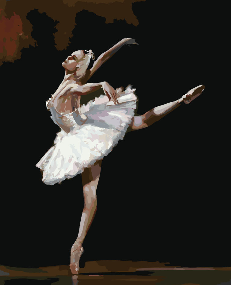 BALLERINA パンフレット Pictura pe numere - Balerina 4227