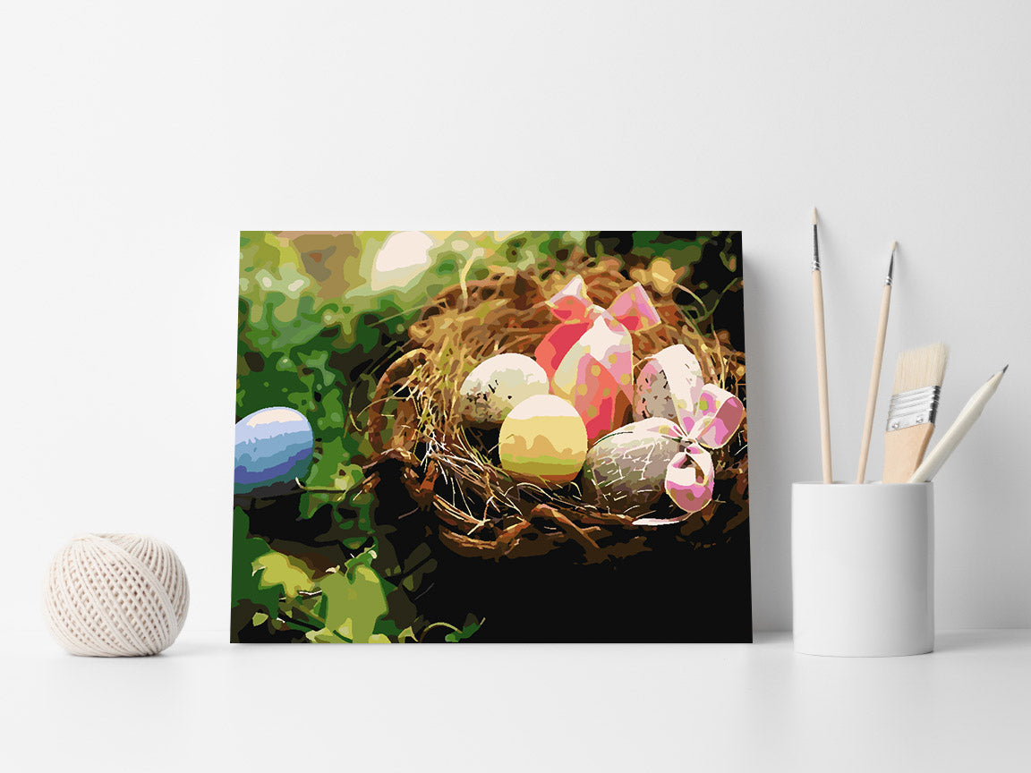 Pictura pe numere - Ouă de Paște 4234
