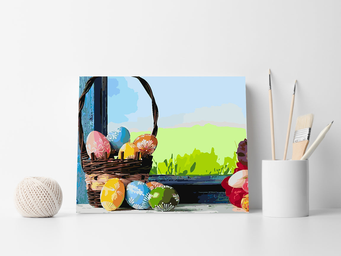 Pictura pe numere - Ouă de Paște 4236