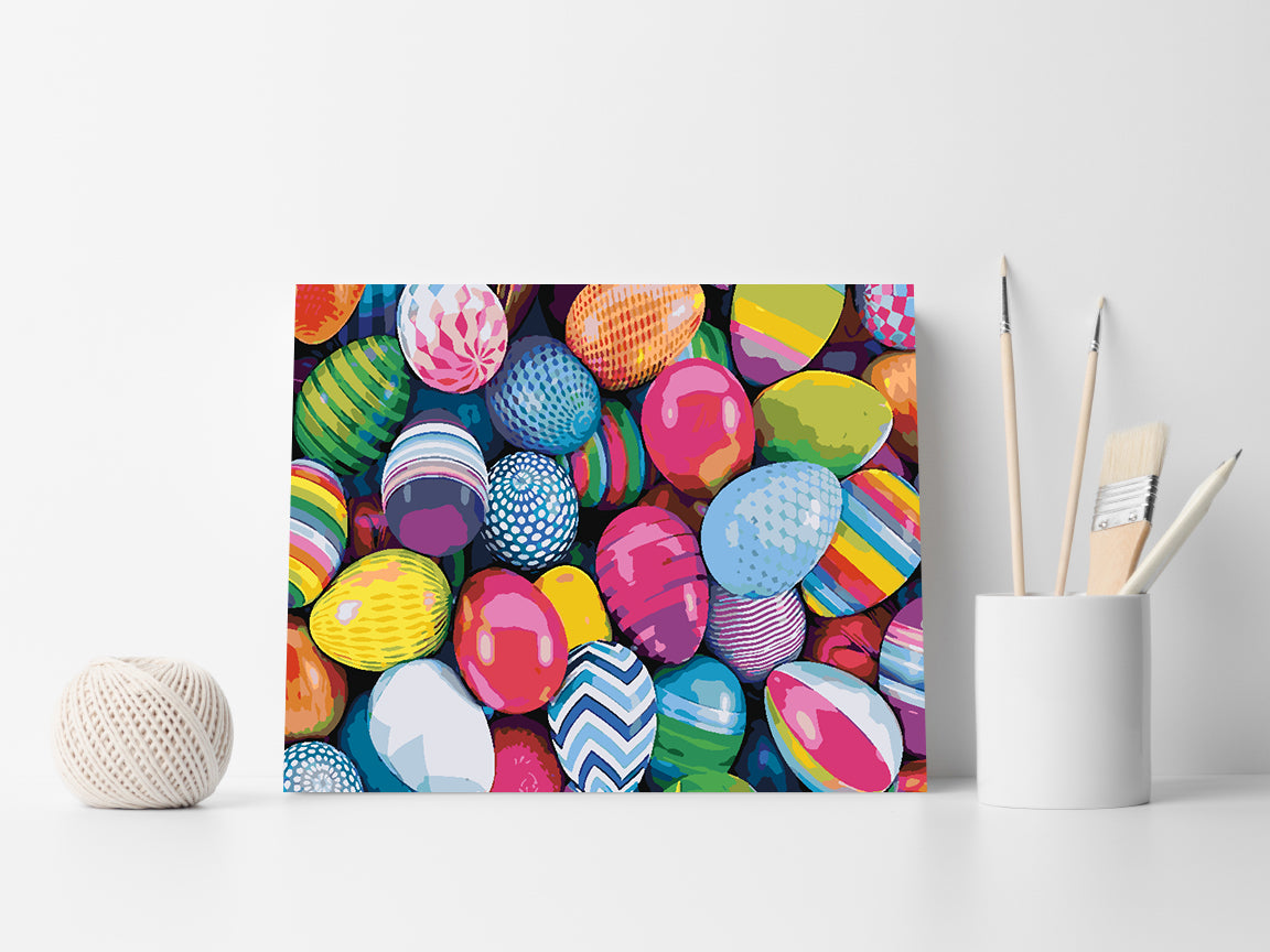 Peinture par numéros - Oeufs de Pâques 4237