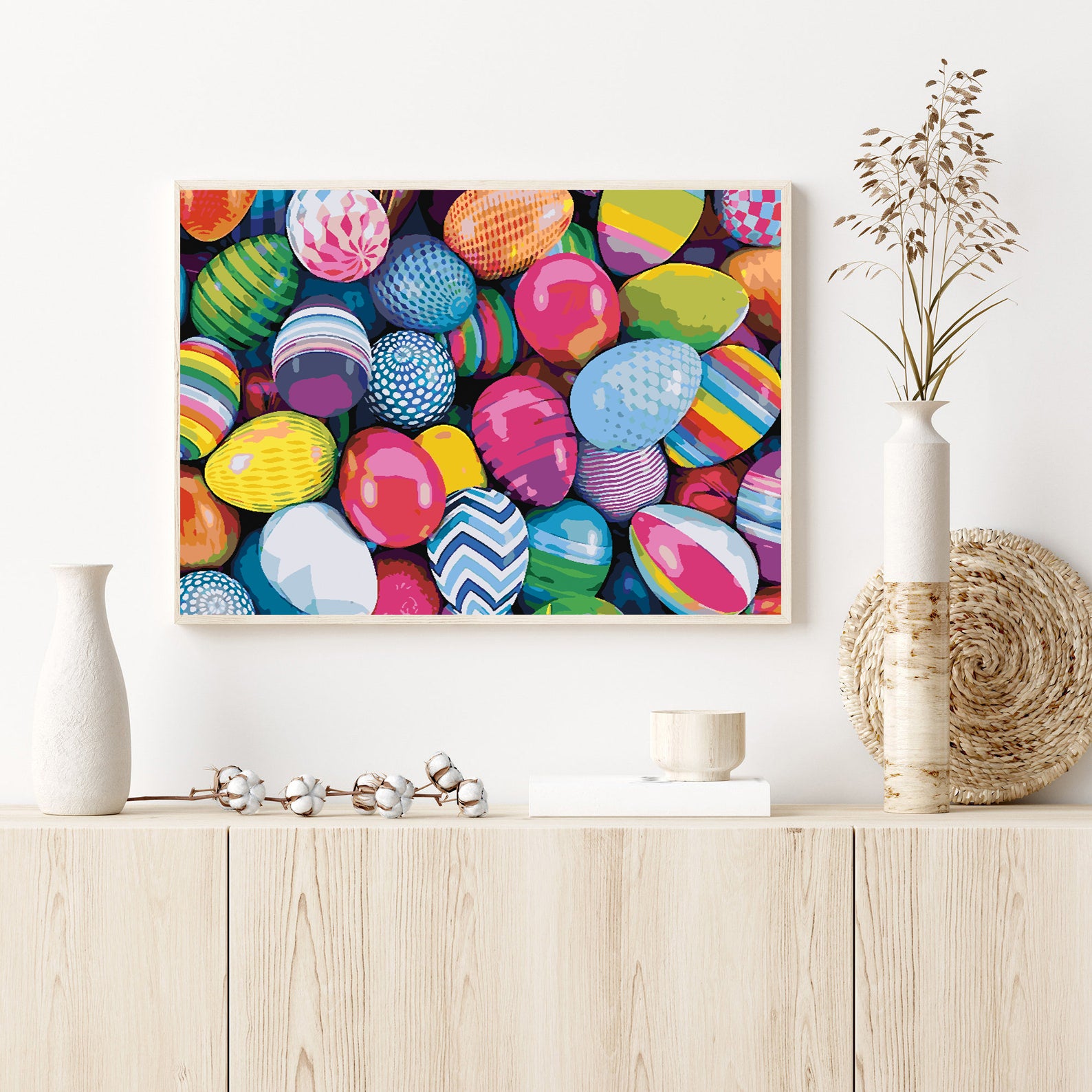Peinture par numéros - Oeufs de Pâques 4237