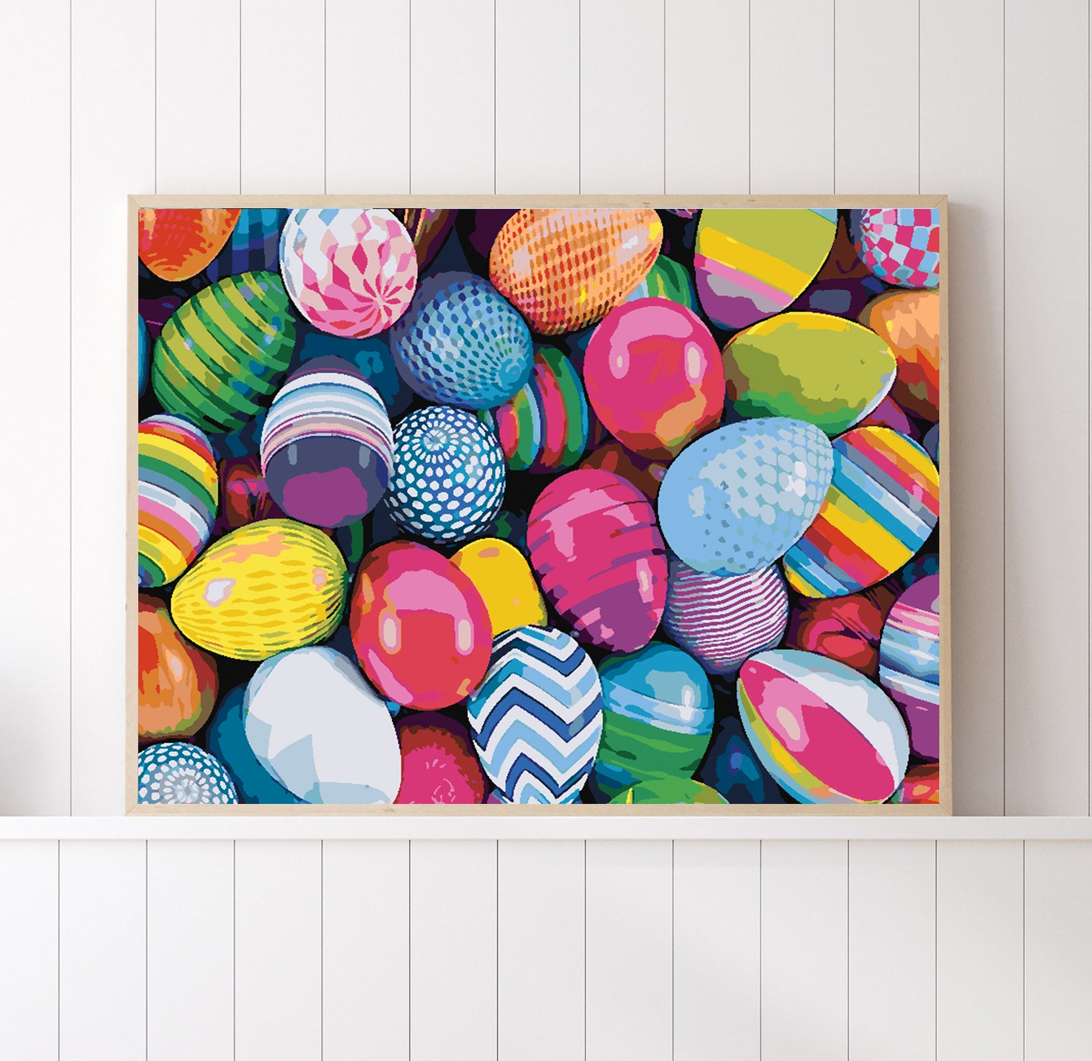 Peinture par numéros - Oeufs de Pâques 4237