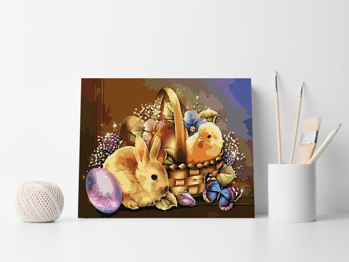 Pictura pe numere - Coș de Paște 4248