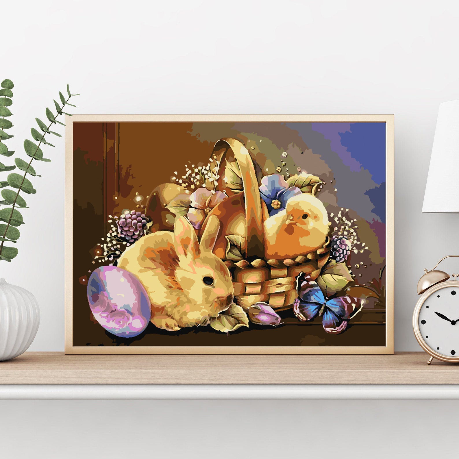 Pictura pe numere - Coș de Paște 4248