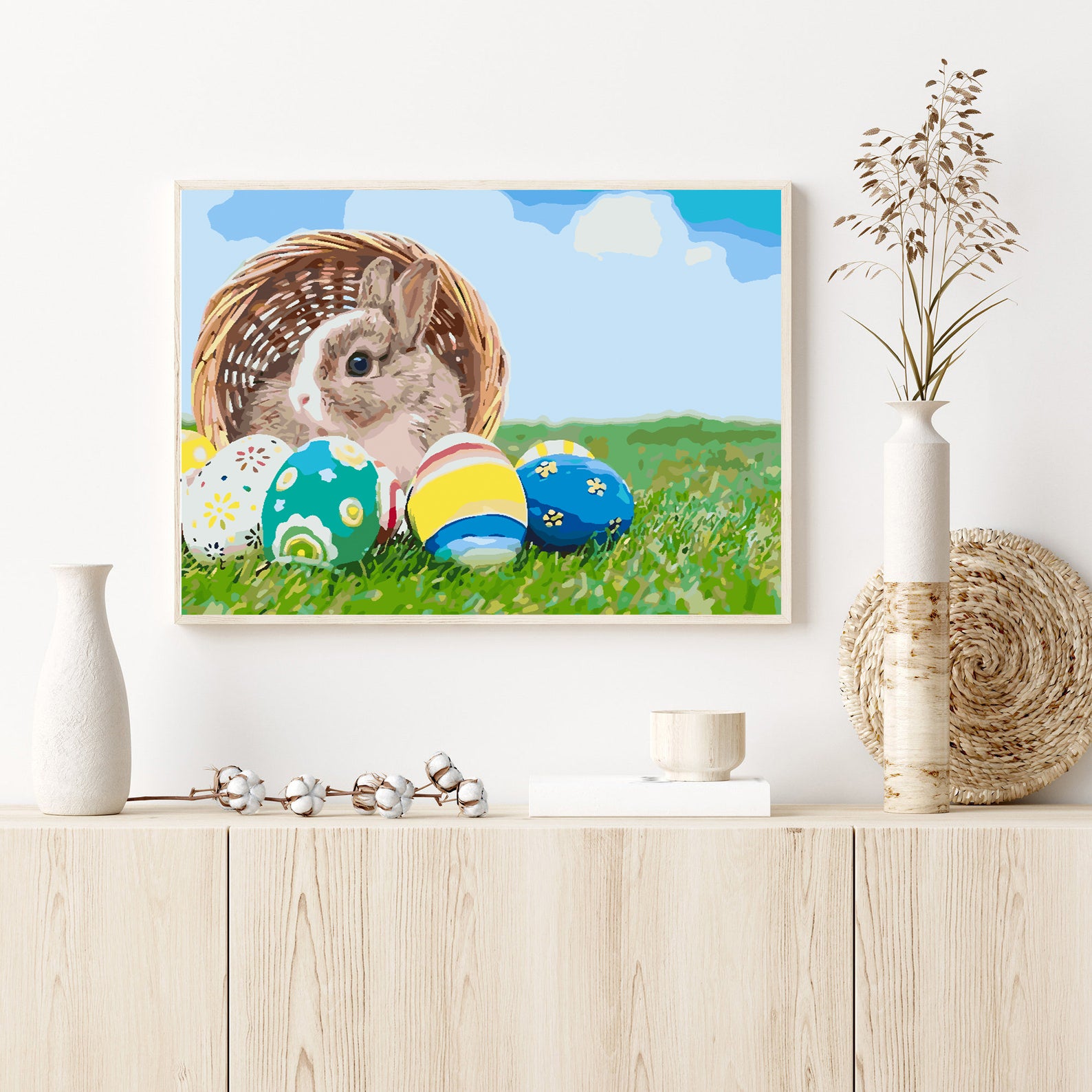 Pictura pe numere - Iepuraș de Paște 4252