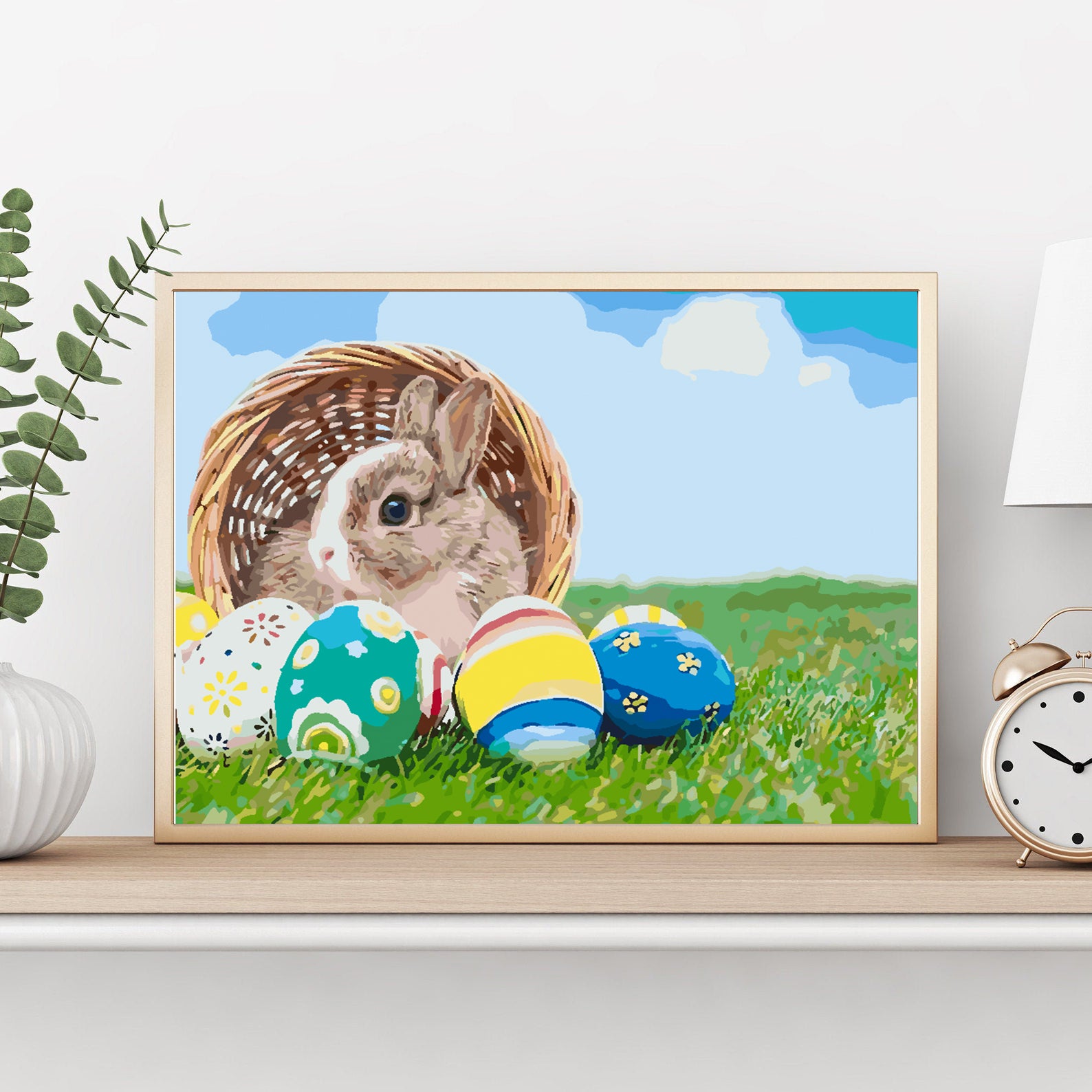 Pictura pe numere - Iepuraș de Paște 4252