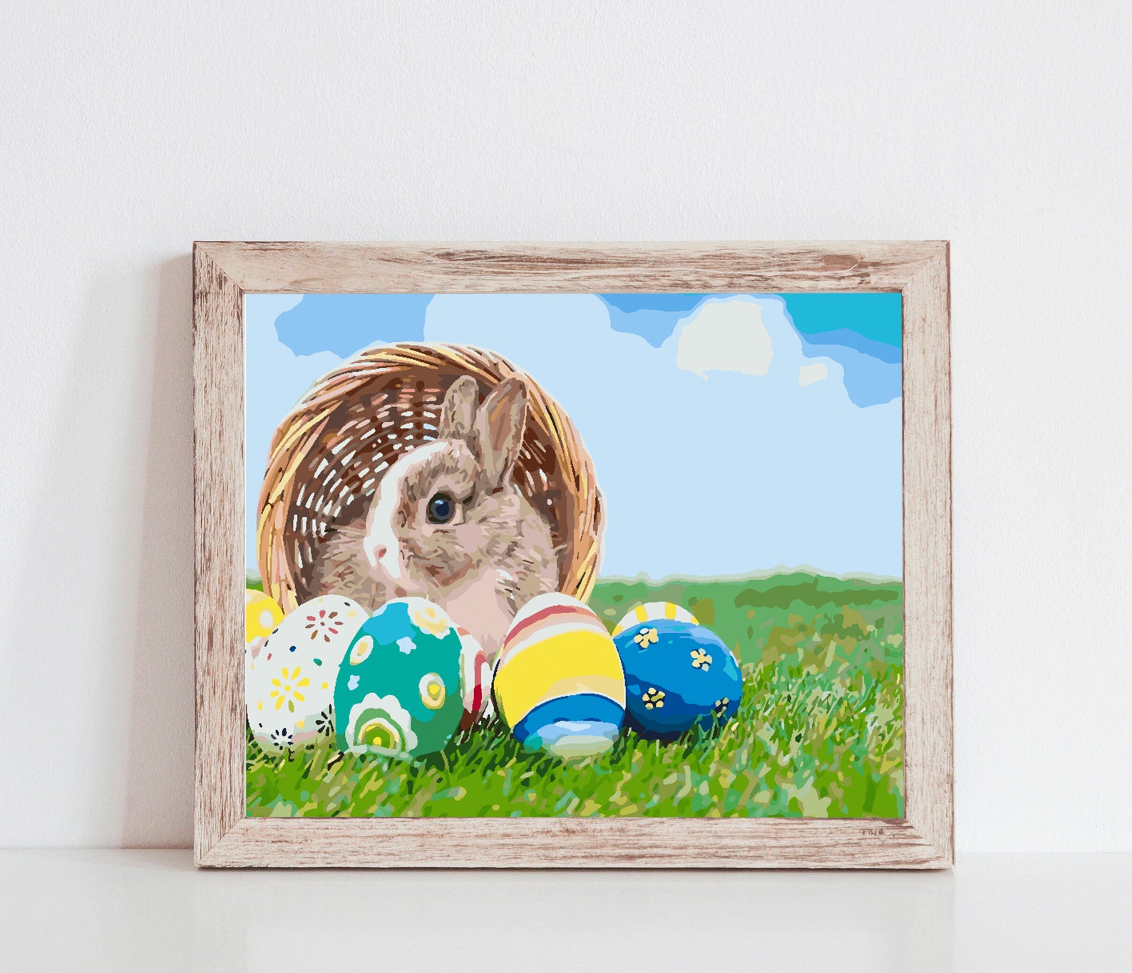 Pictura pe numere - Iepuraș de Paște 4252