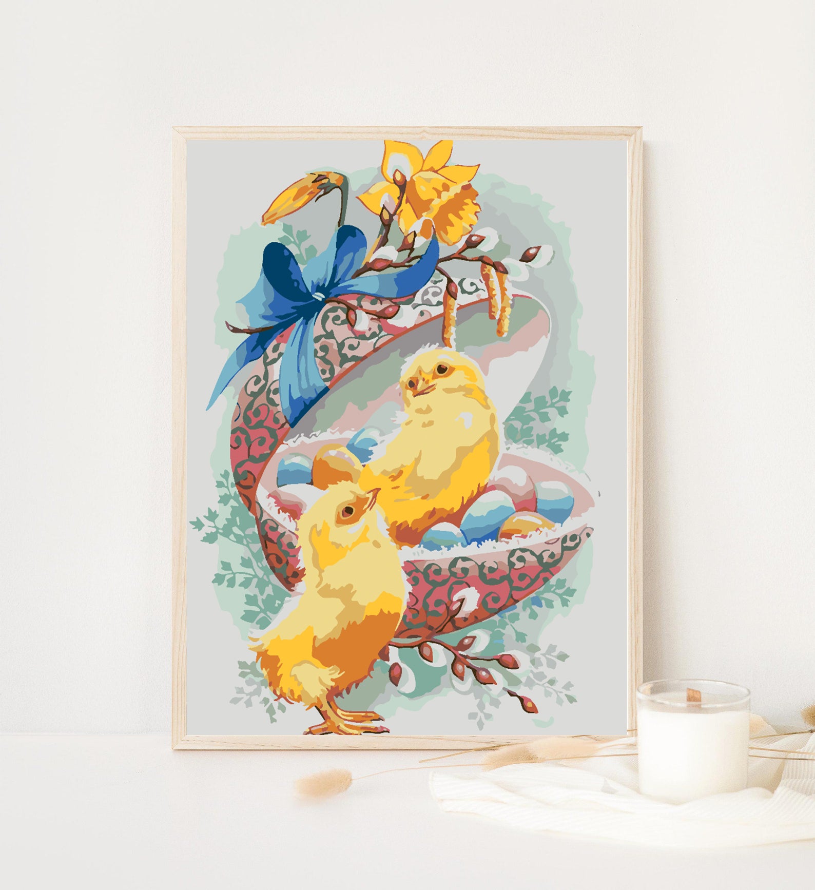 Pictura pe numere - Paște 4257