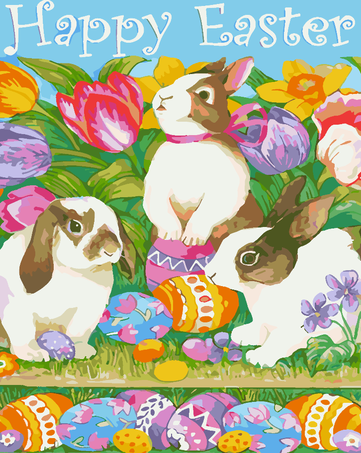 Peinture par numéros - Joyeuses Pâques 4265