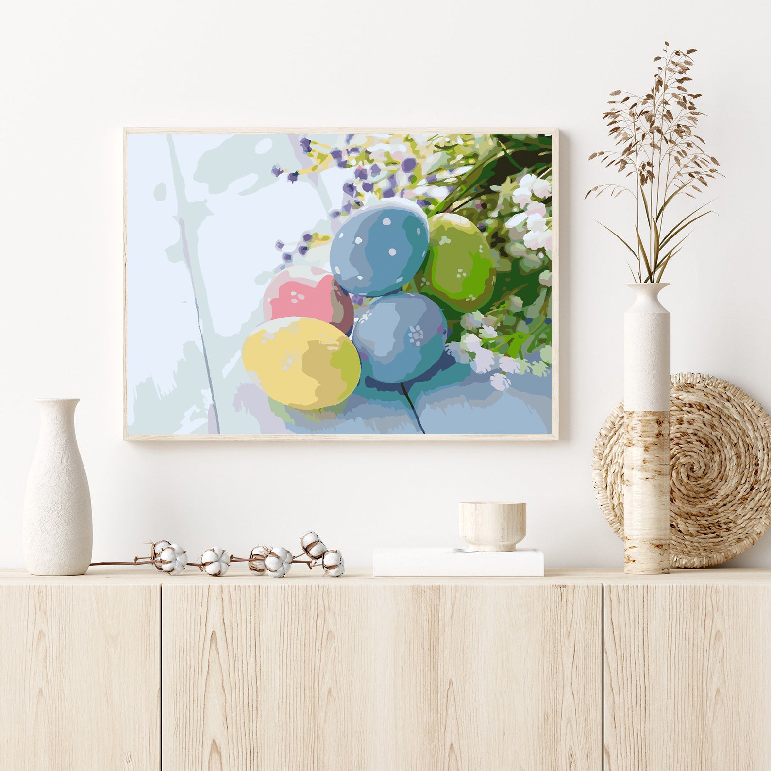 Pictura pe numere - Ouă de Paște 4299