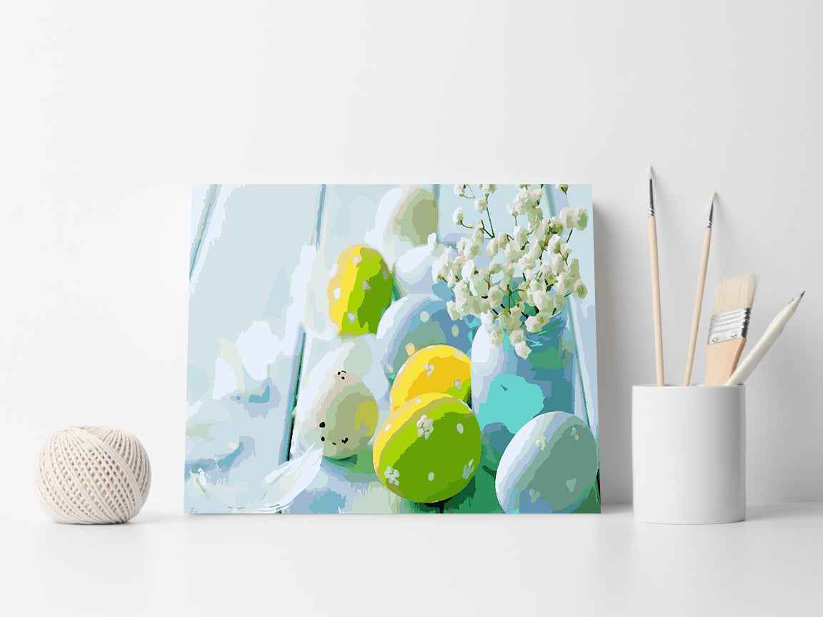Peinture par numéros - Oeufs de Pâques 4302