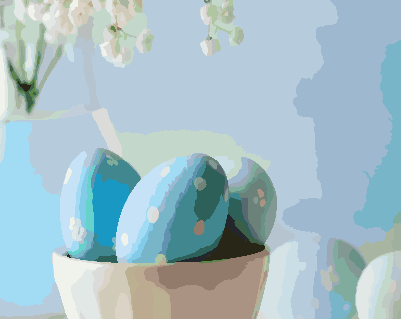 Peinture par numéros - Oeufs de Pâques 4309