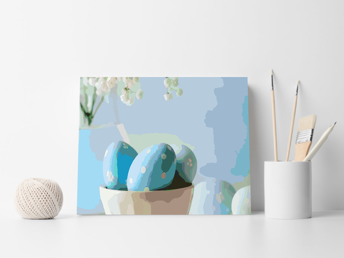 Peinture par numéros - Oeufs de Pâques 4309