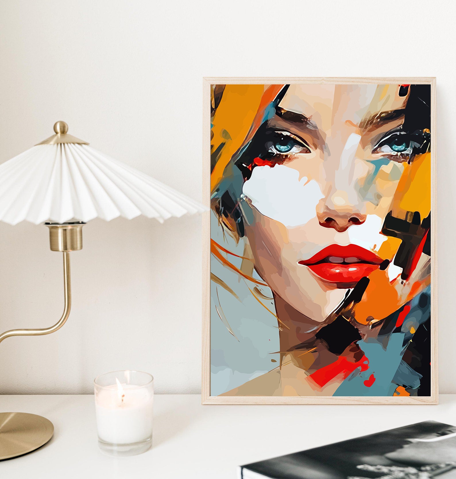 Peinture par numéros - Portrait de femme 4314