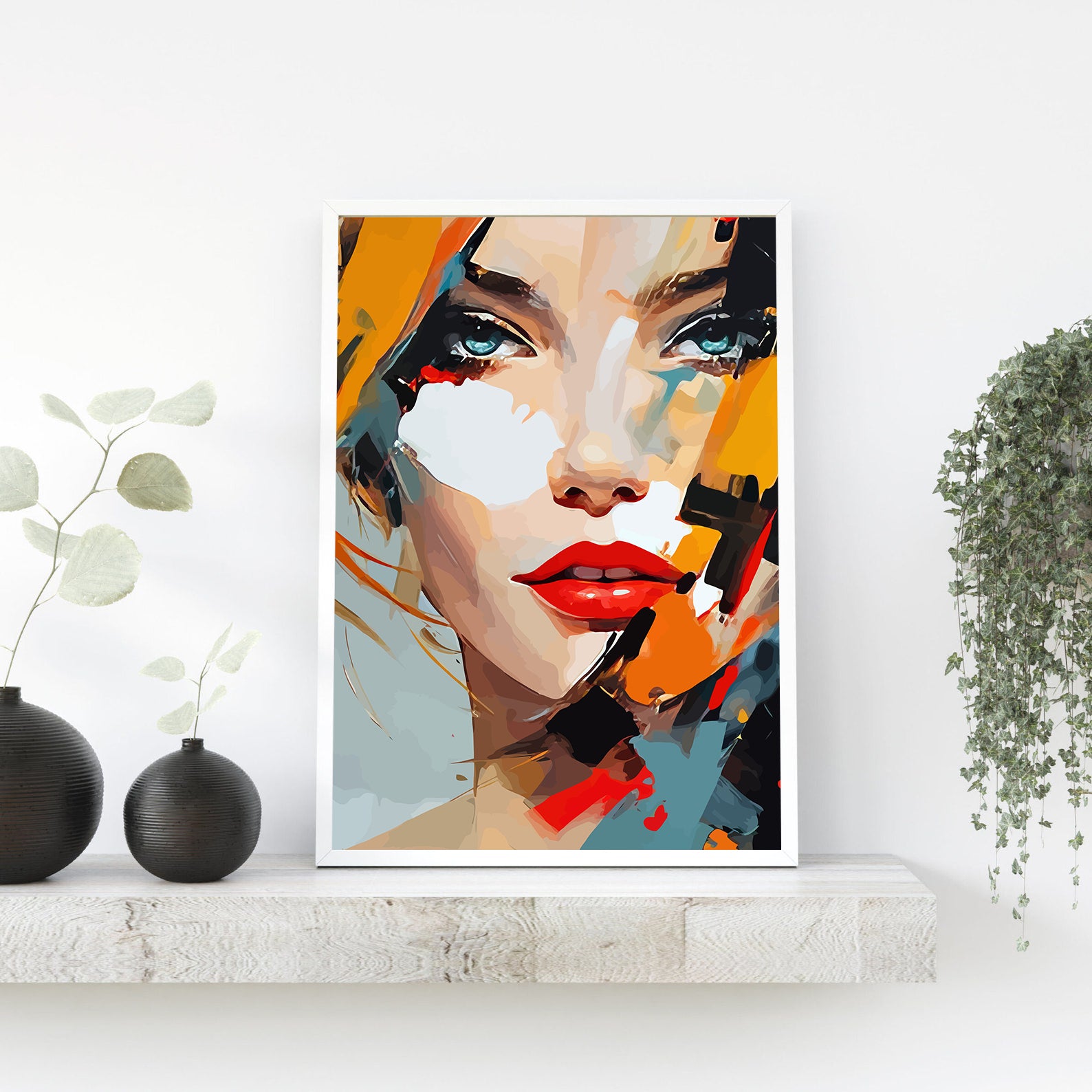 Peinture par numéros - Portrait de femme 4314