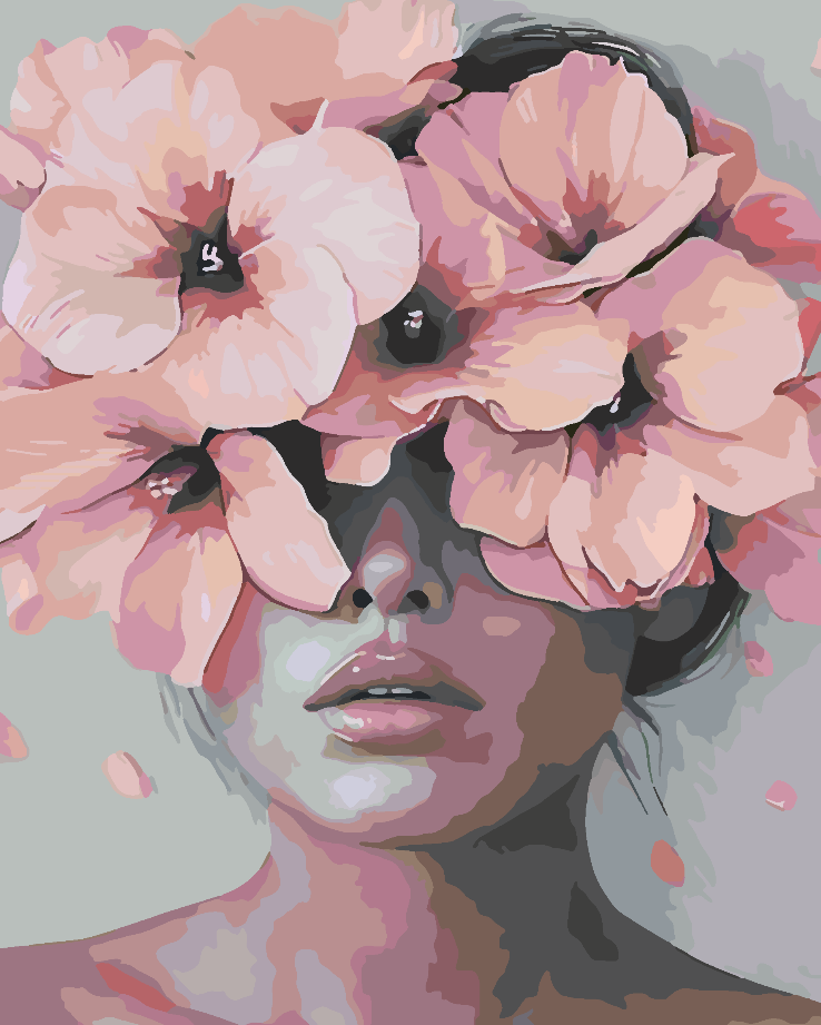 Pictura pe numere - Flower Head 4325