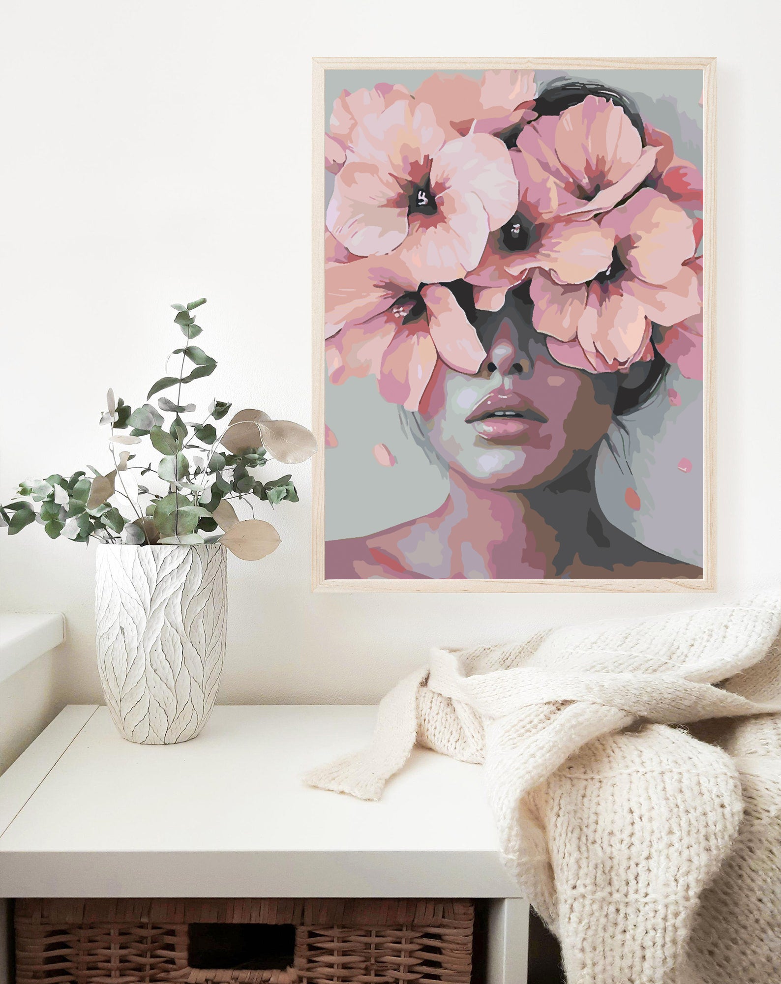 Peinture par numéros - Tête de fleur 4325