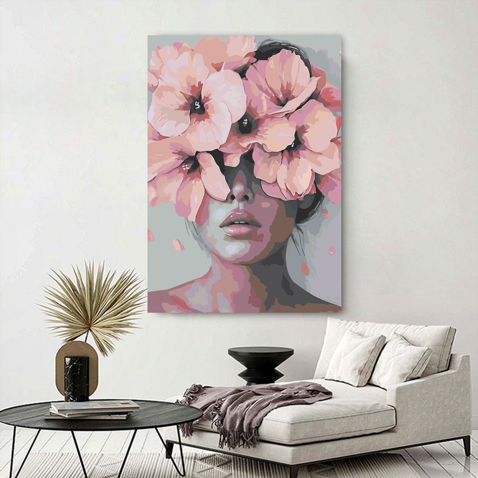 Peinture par numéros - Tête de fleur 4325