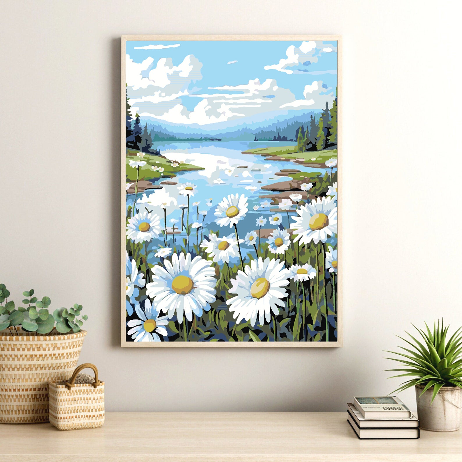 Peinture par numéros - Champ de fleurs 4326