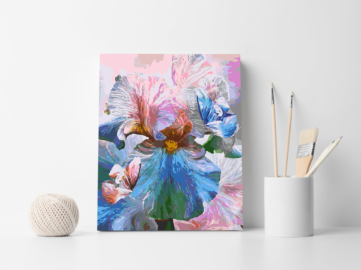 Peinture par numéros - Fleurs et Papillons 4335