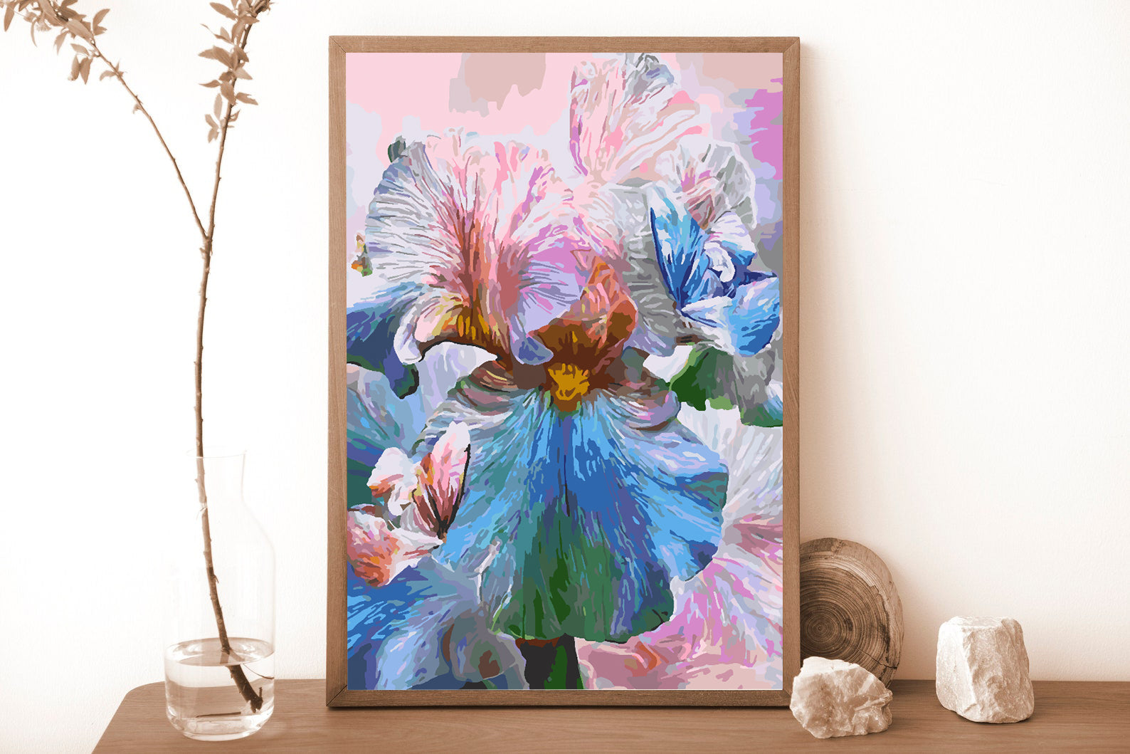 Peinture par numéros - Fleurs et Papillons 4335