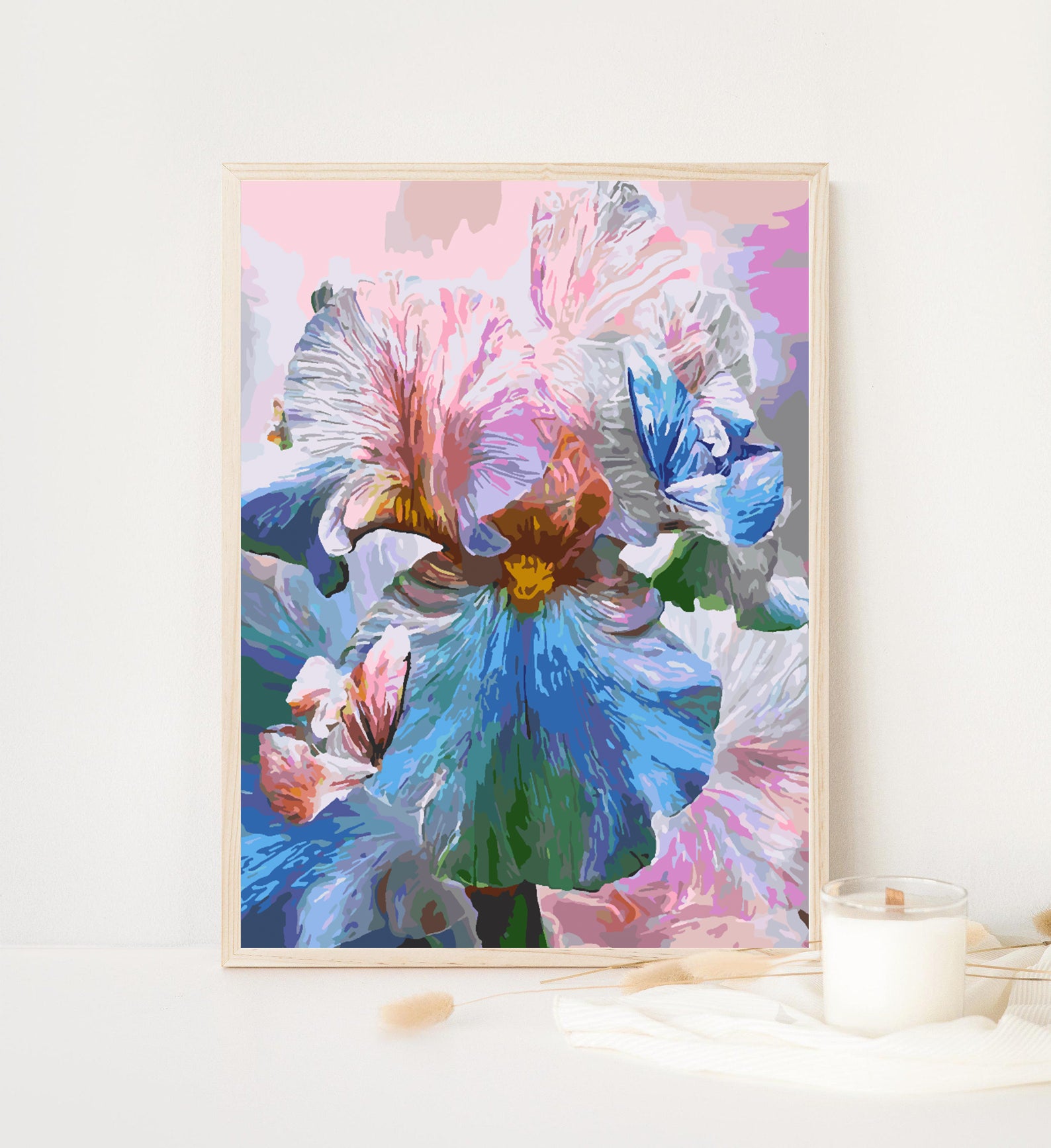 Peinture par numéros - Fleurs et Papillons 4335