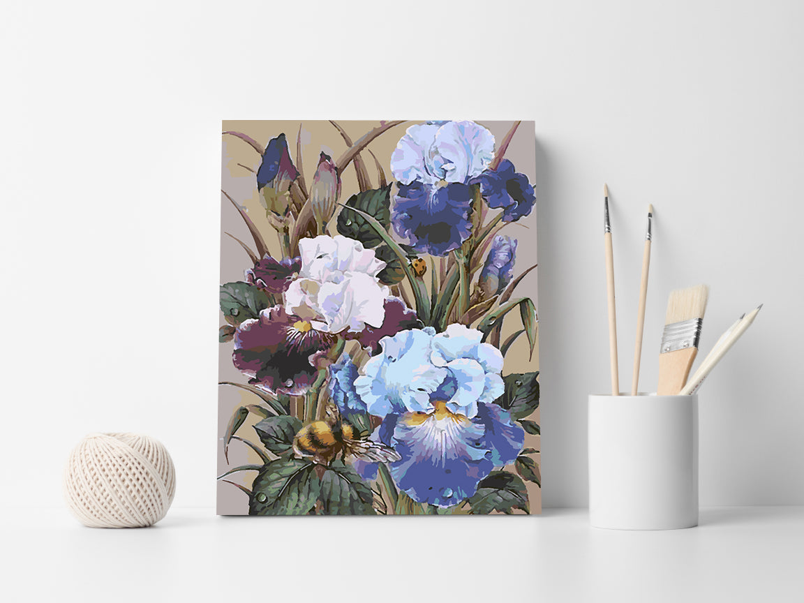 Peinture par numéros - Fleurs dans un vase 4338