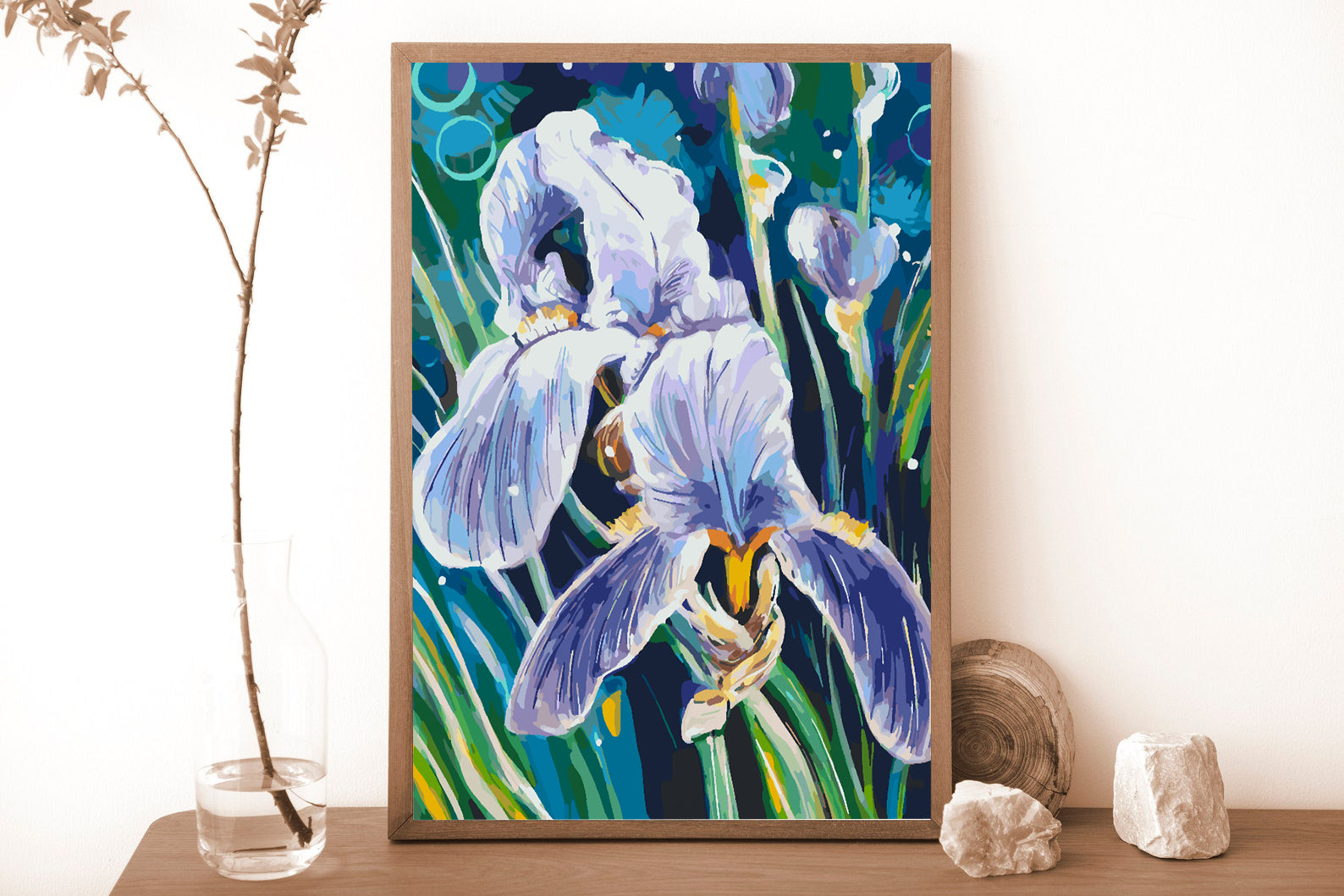 Peinture par numéros - Fleurs violettes 4344