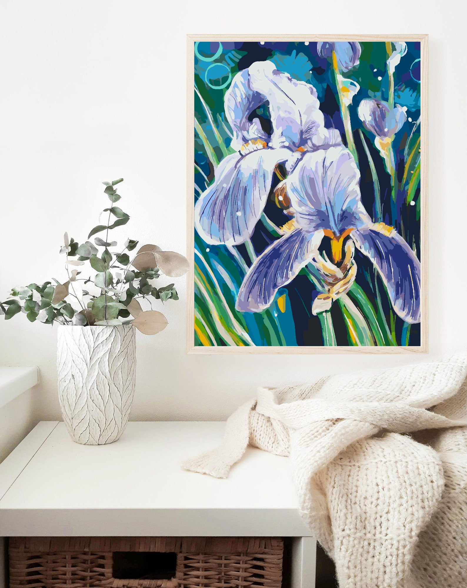 Peinture par numéros - Fleurs violettes 4344