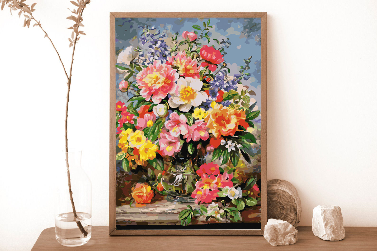 Peinture par numéros - Fleurs dans un vase 4346