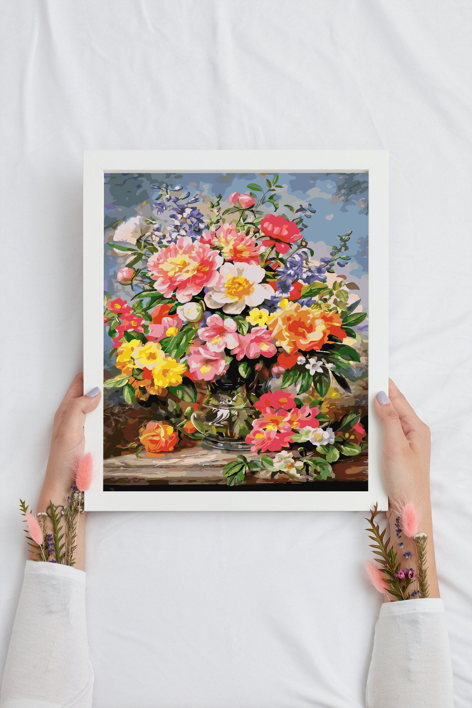 Peinture par numéros - Fleurs dans un vase 4346