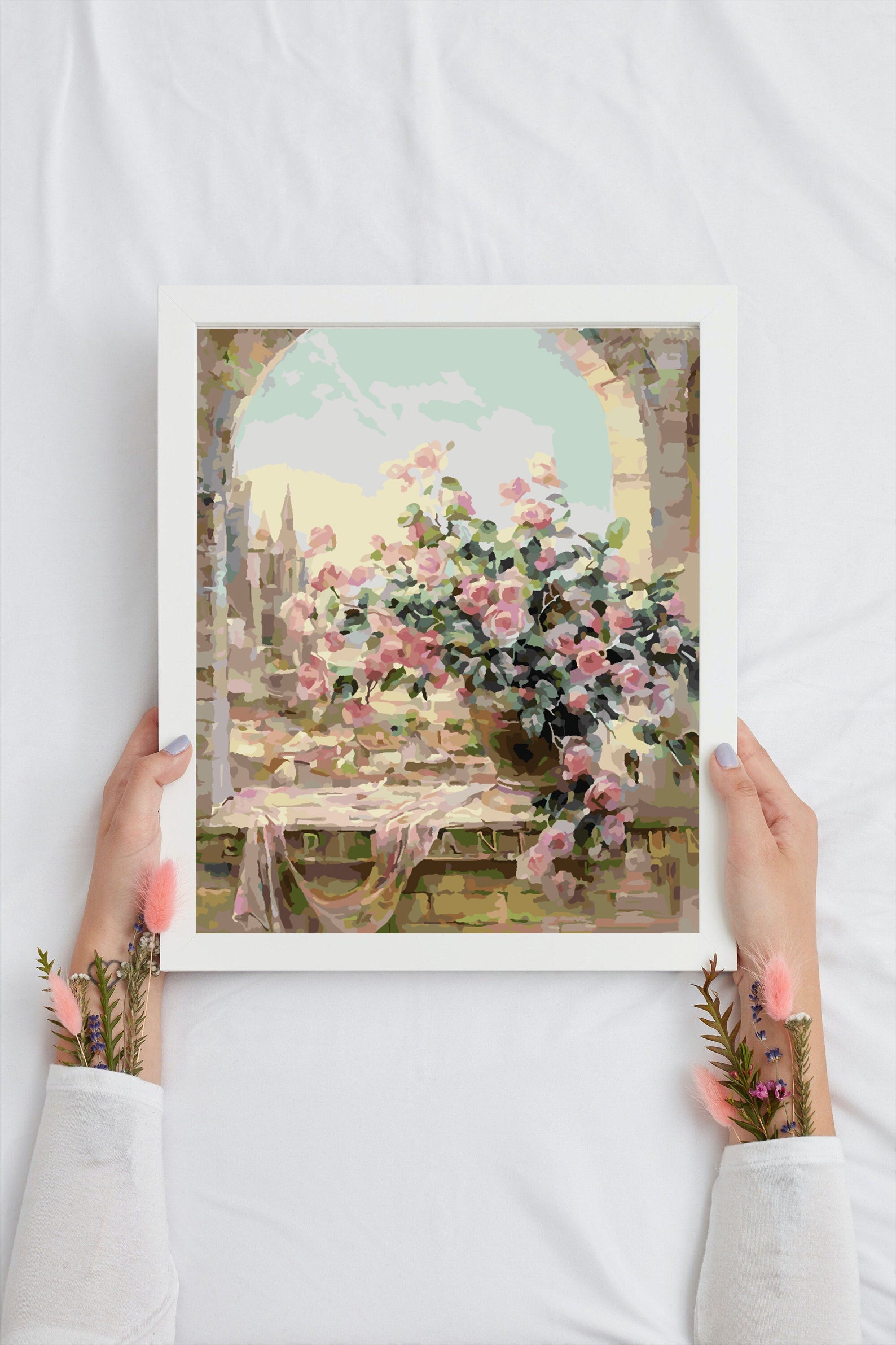 Peinture par numéros - Fleurs dans un vase 4352