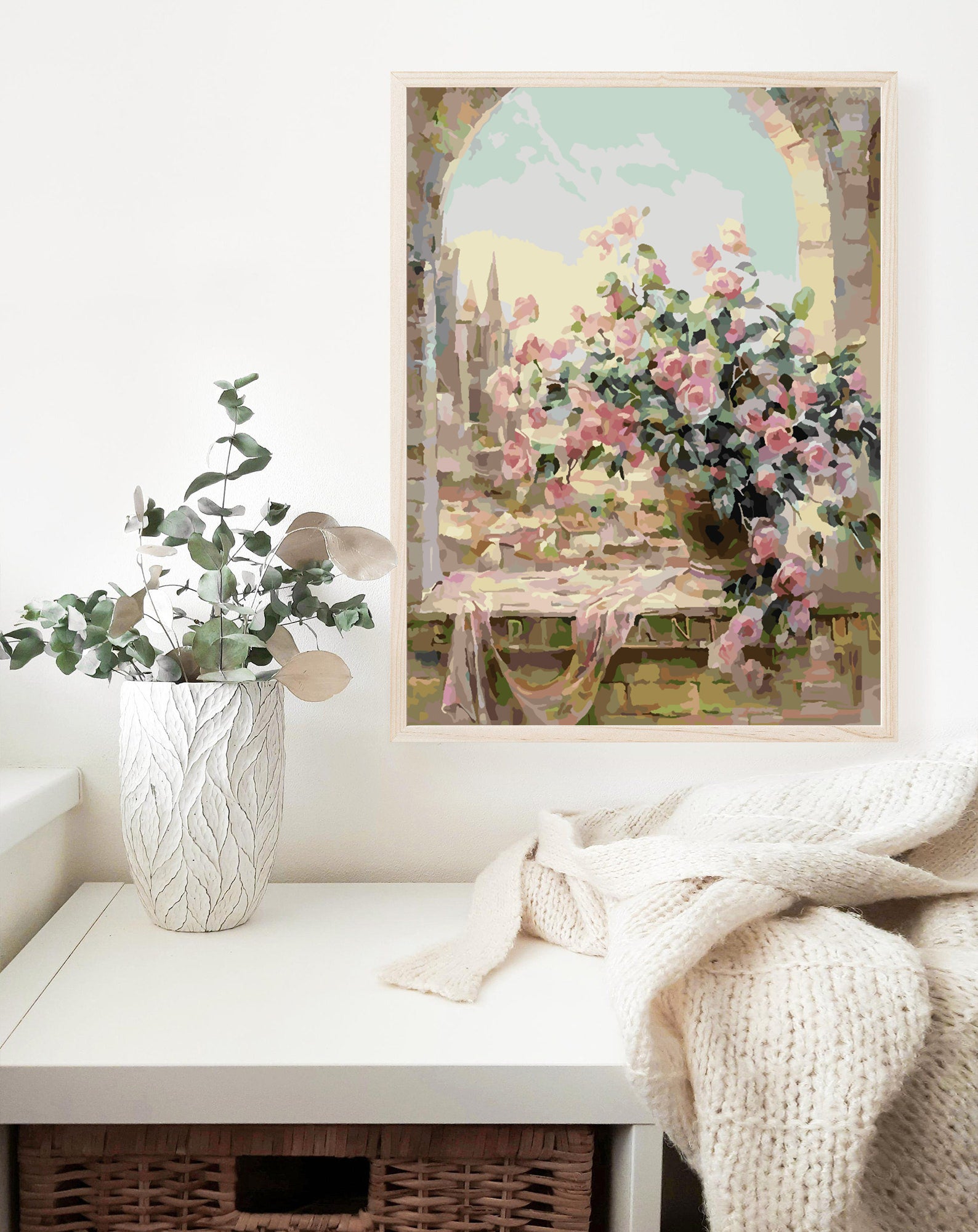 Peinture par numéros - Fleurs dans un vase 4352