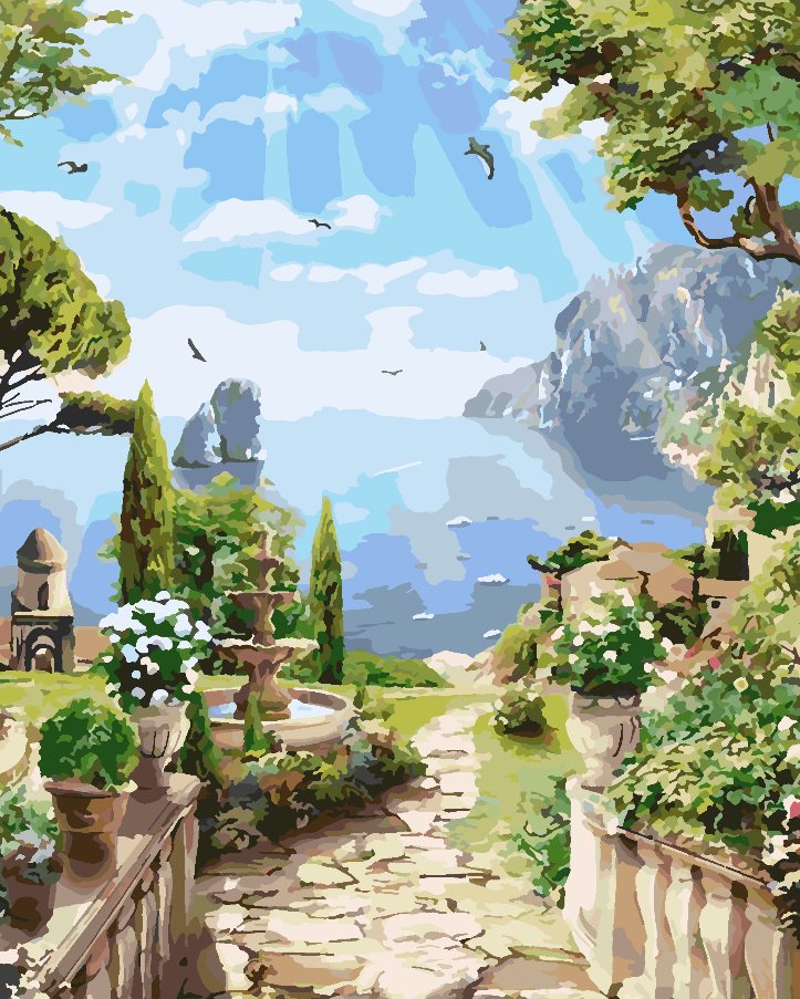 Peinture par numéros - Paysage 4360