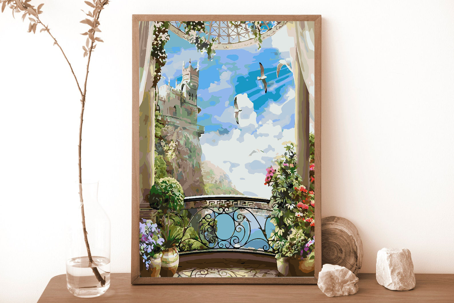 Peinture par numéros - Paysage de château 4363