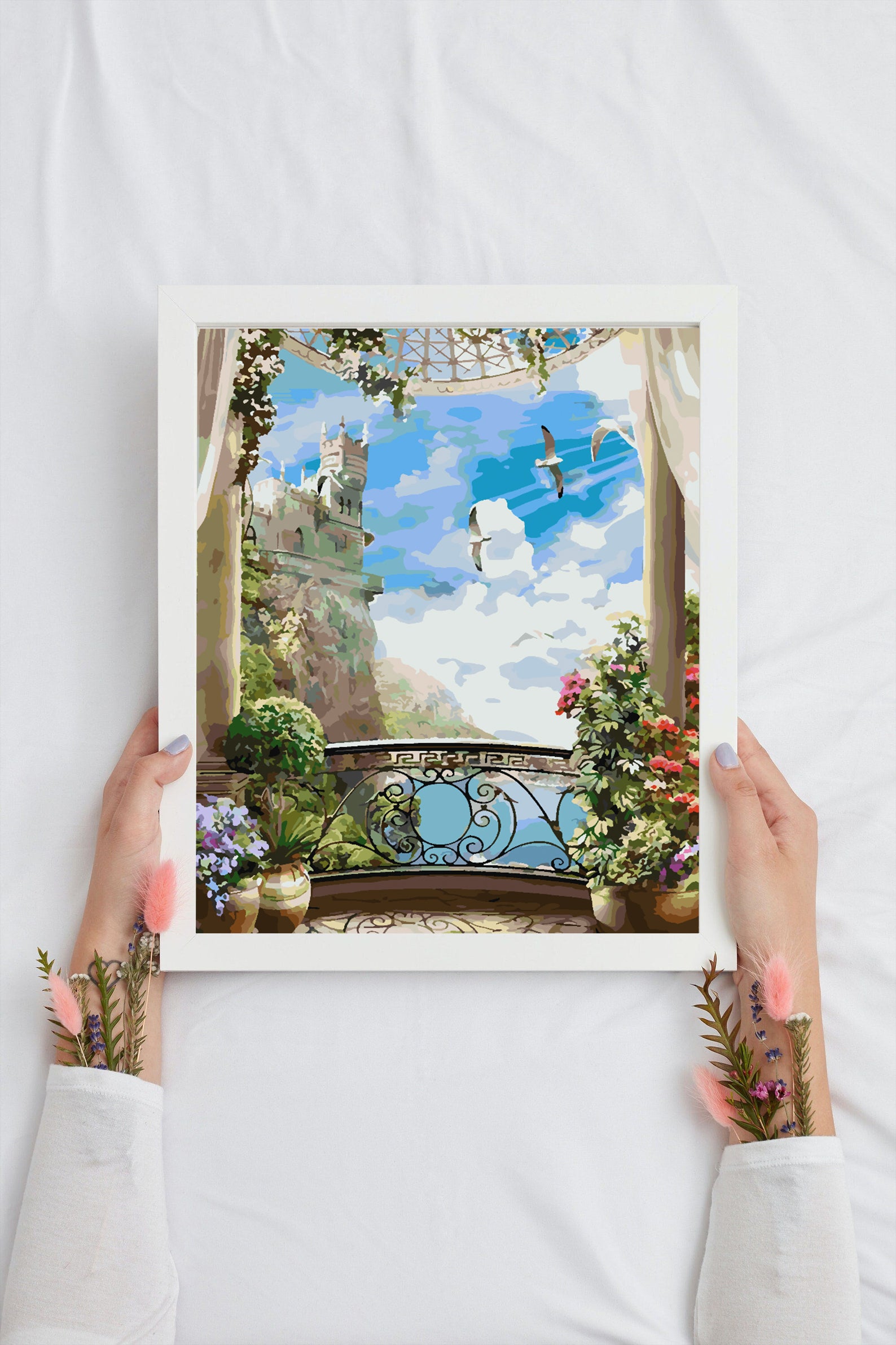 Peinture par numéros - Paysage de château 4363