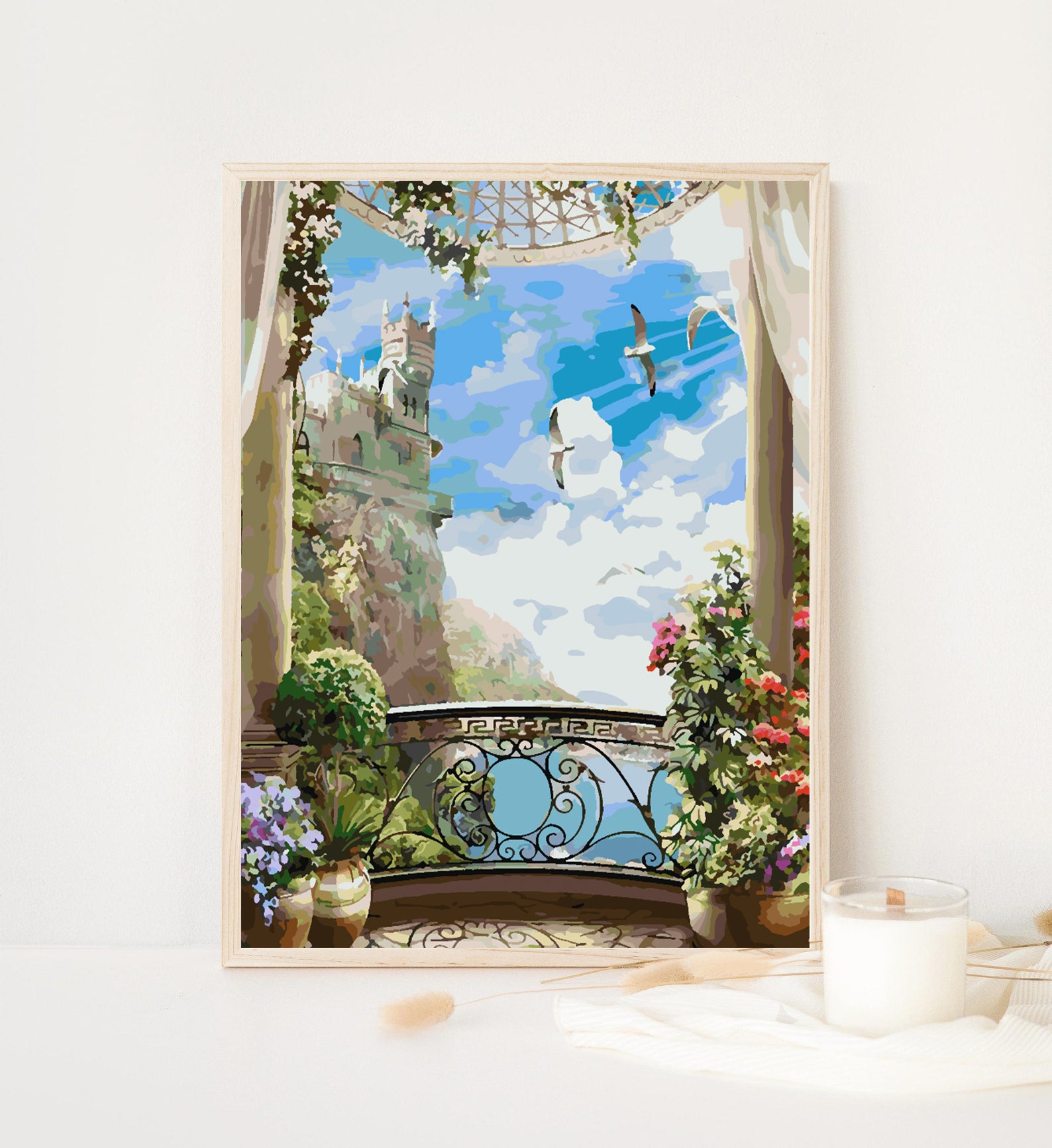 Peinture par numéros - Paysage de château 4363