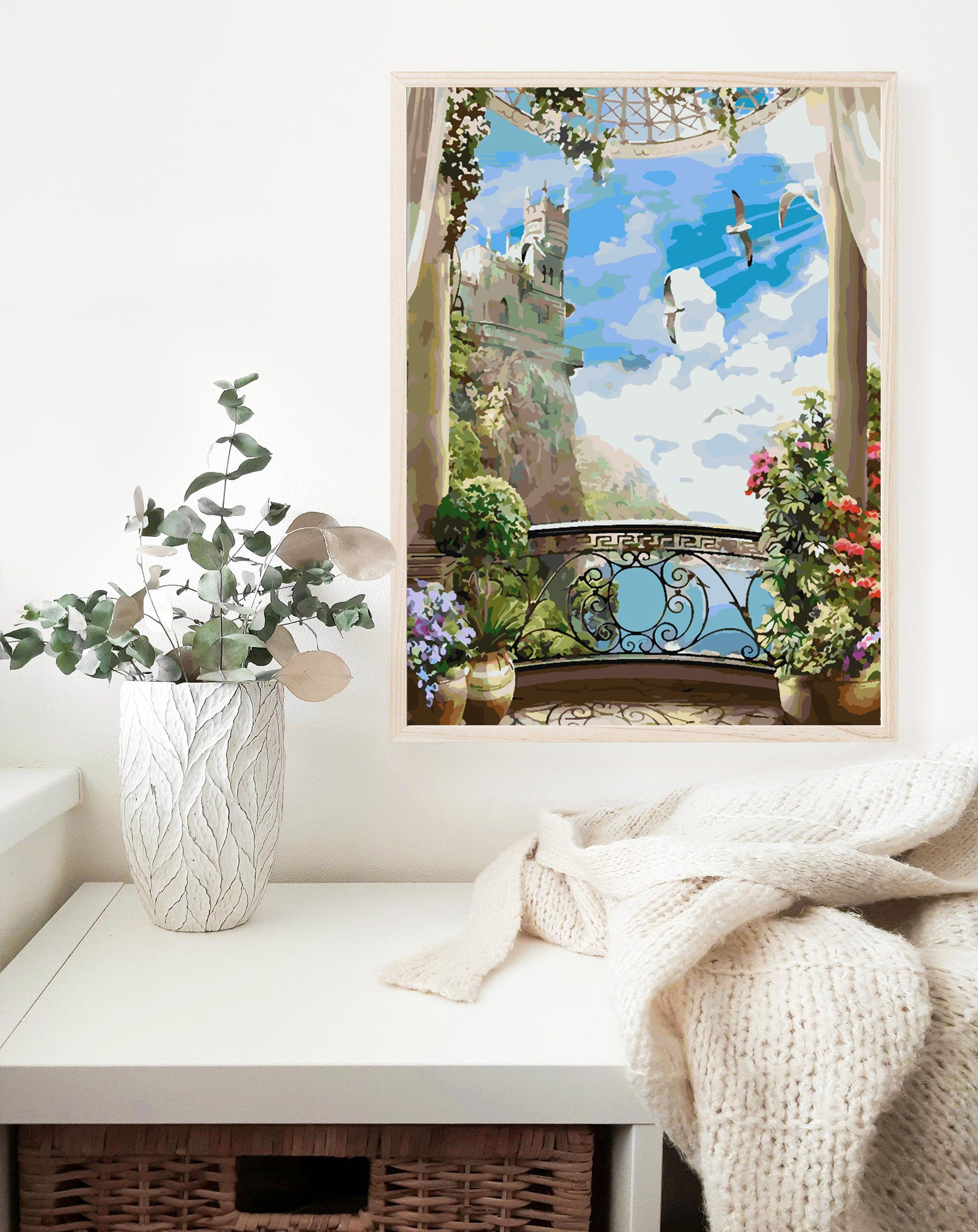 Peinture par numéros - Paysage de château 4363