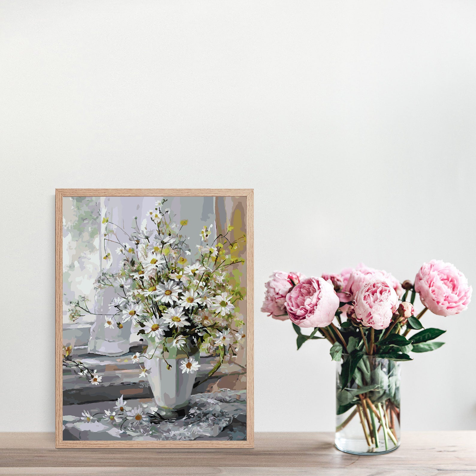 Peinture par numéros - Fleurs dans un vase 4377