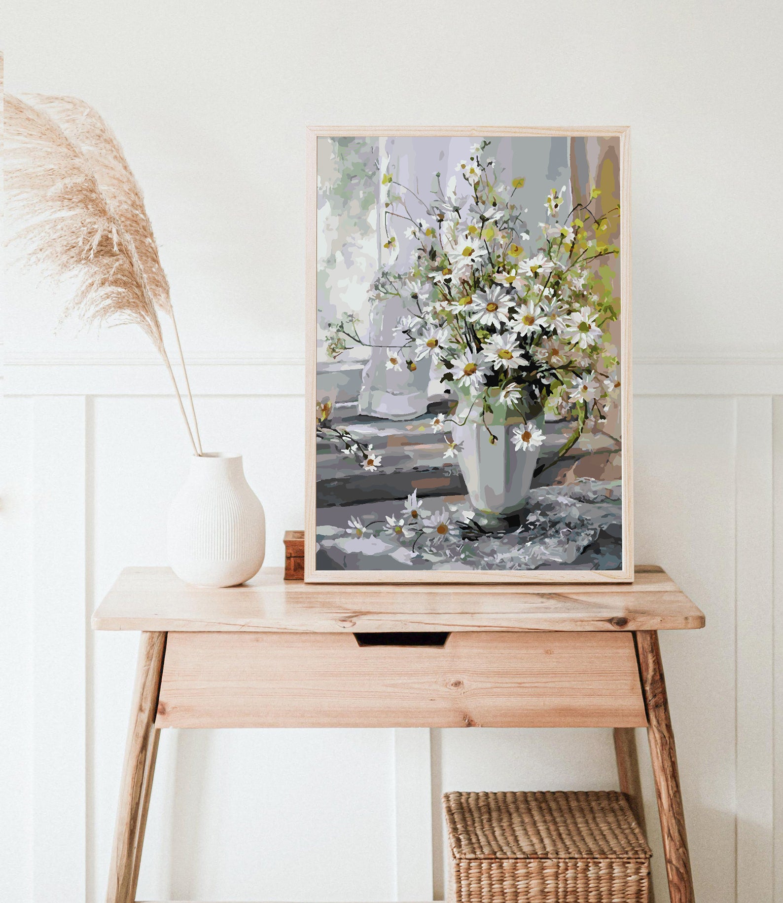 Peinture par numéros - Fleurs dans un vase 4377